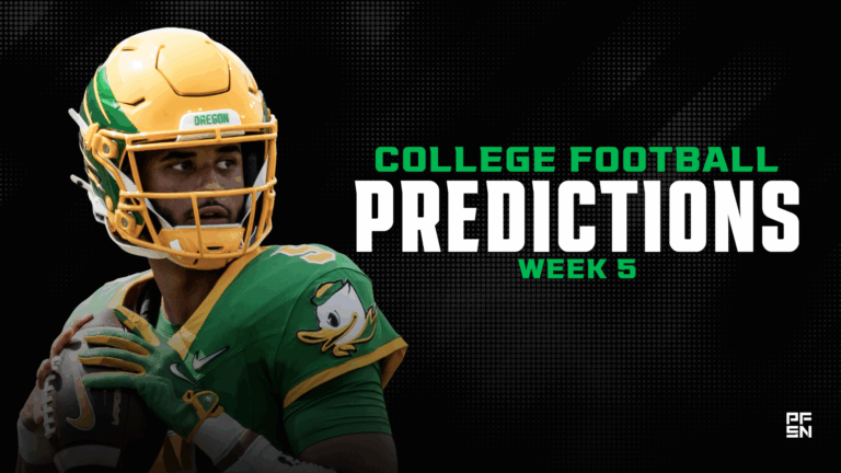 College Football Predictions Week 5: Projecting Every Single Game Including Oregon vs. Penn State