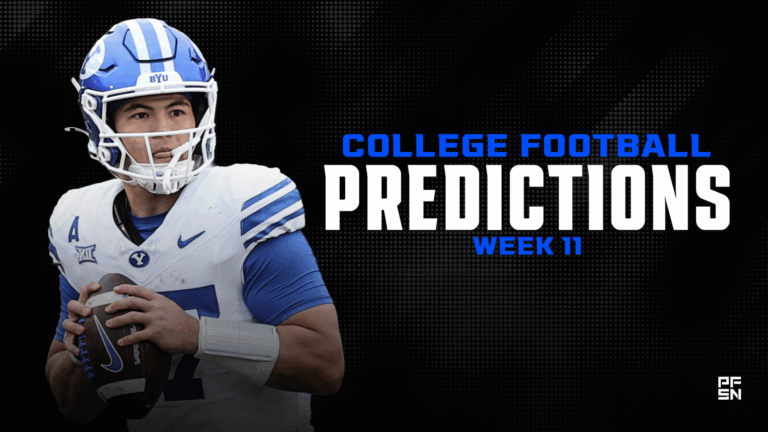 College Football Predictions Week 11: Projecting Every Game, Headlined by BYU vs. Texas Tech