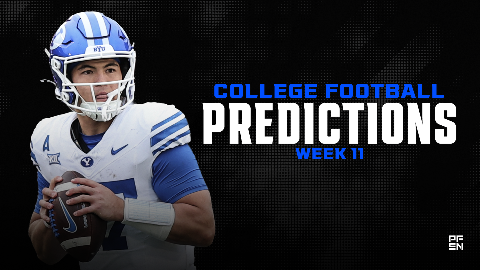 College Football Predictions Week 11: Projecting Every Game, Headlined by BYU vs. Texas Tech